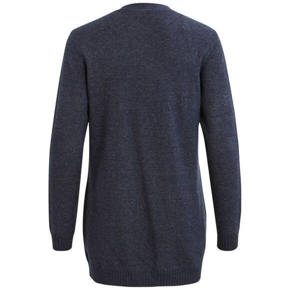 Vila Clothes Blue Viscose Women's Cardigan - Picture 4 of 4